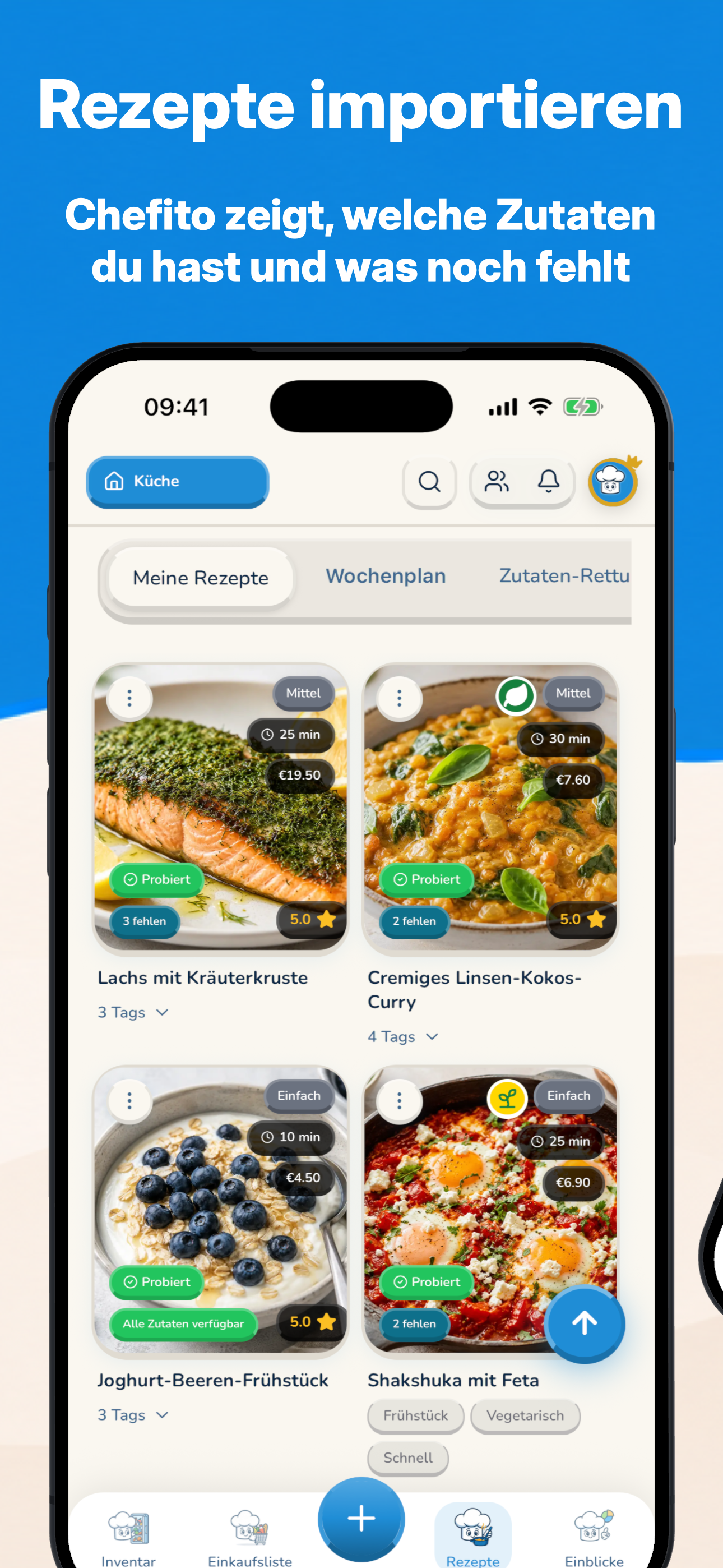 Chefito App-Screenshot 3 — iPhone